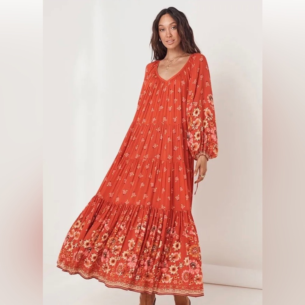 Spell & The Gypsy collective long red dress.